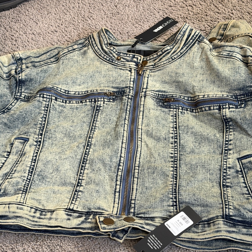 Denim Jacket xl and 16 Shorts Set - Picture 4 of 4